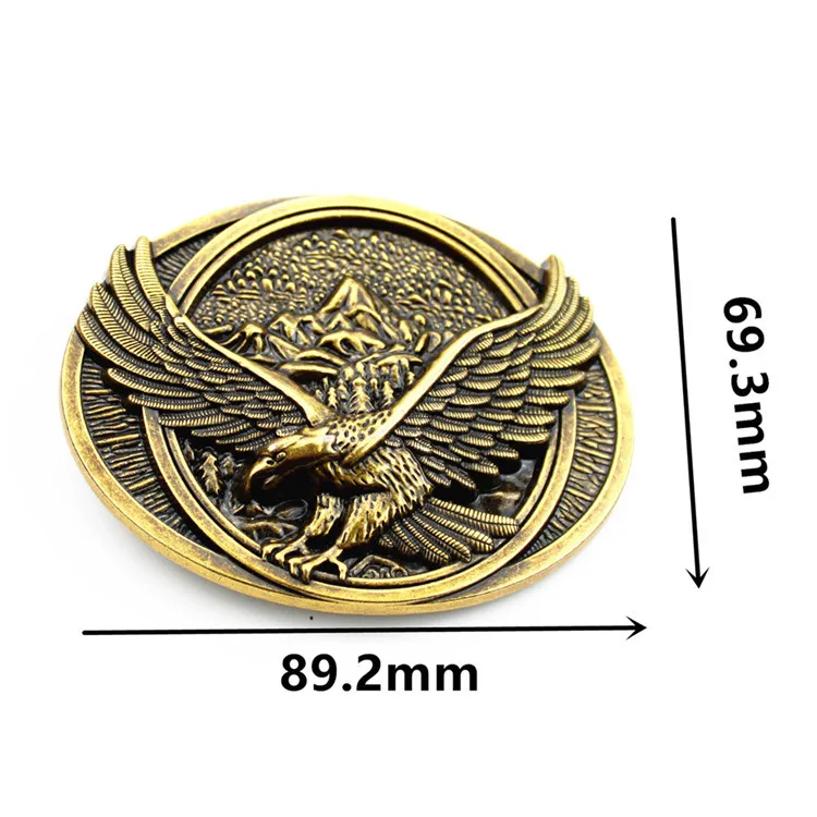 Мужская пряжка для ремня с логотипом на заказ 40 мм пряжка для ремня из сплава пластина с орлиным крылом гладкая пряжка для ремня