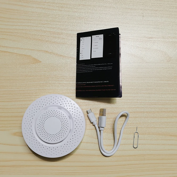 Tuya Smart Wifi Air Quality Detector VOC Gas Sensor Formaldehyde Temperature Humidity Smart Sensor