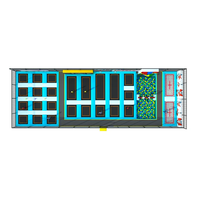 Заводская цена, комнатная игровая система, приключения, прямоугольный батут, парк для коммерческого использования
