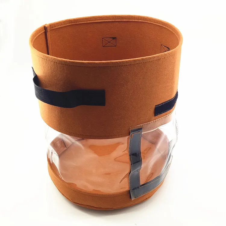 Hot Sale Nursery Aeration Fabric Round Grow Pots Fiber Planting Bags Garden Potato Mushroom Felt Planter Grow Bags