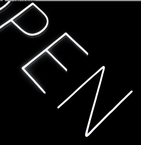 Longlu factory wholesale custom signage led flex open neon sign for bar shop