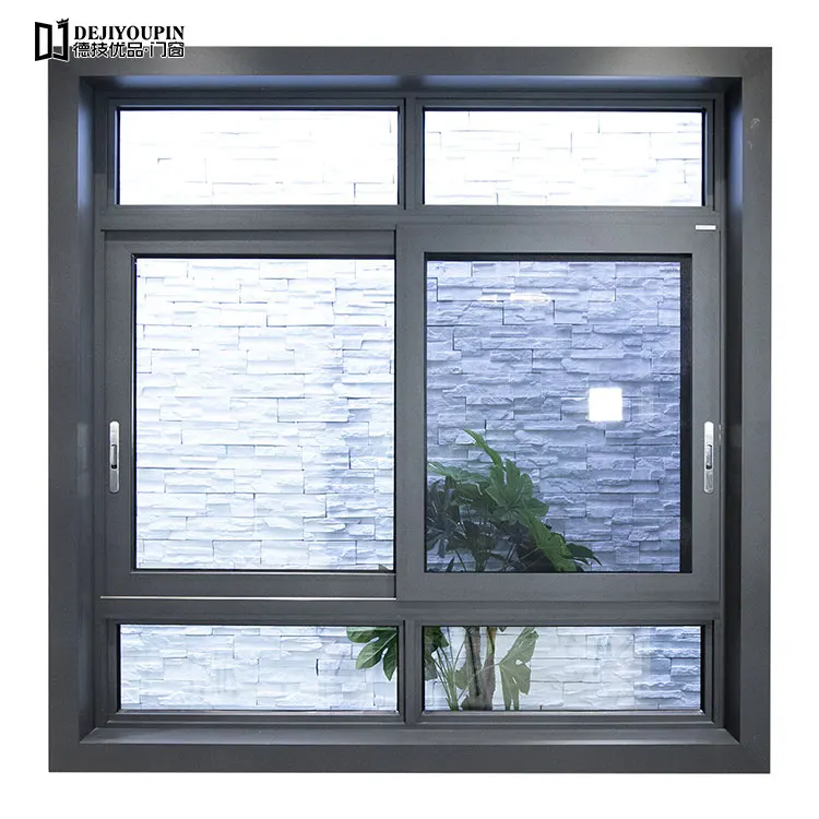 Replacement House Thermal Break Glass Sliding Windows Aluminium Windows Design