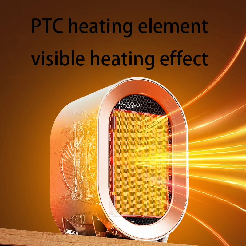 Мини-уличный электрический портативный нагреватель PTC для комнаты и зимы настенный кемпинговый парковочный обогреватель 1200 Вт
