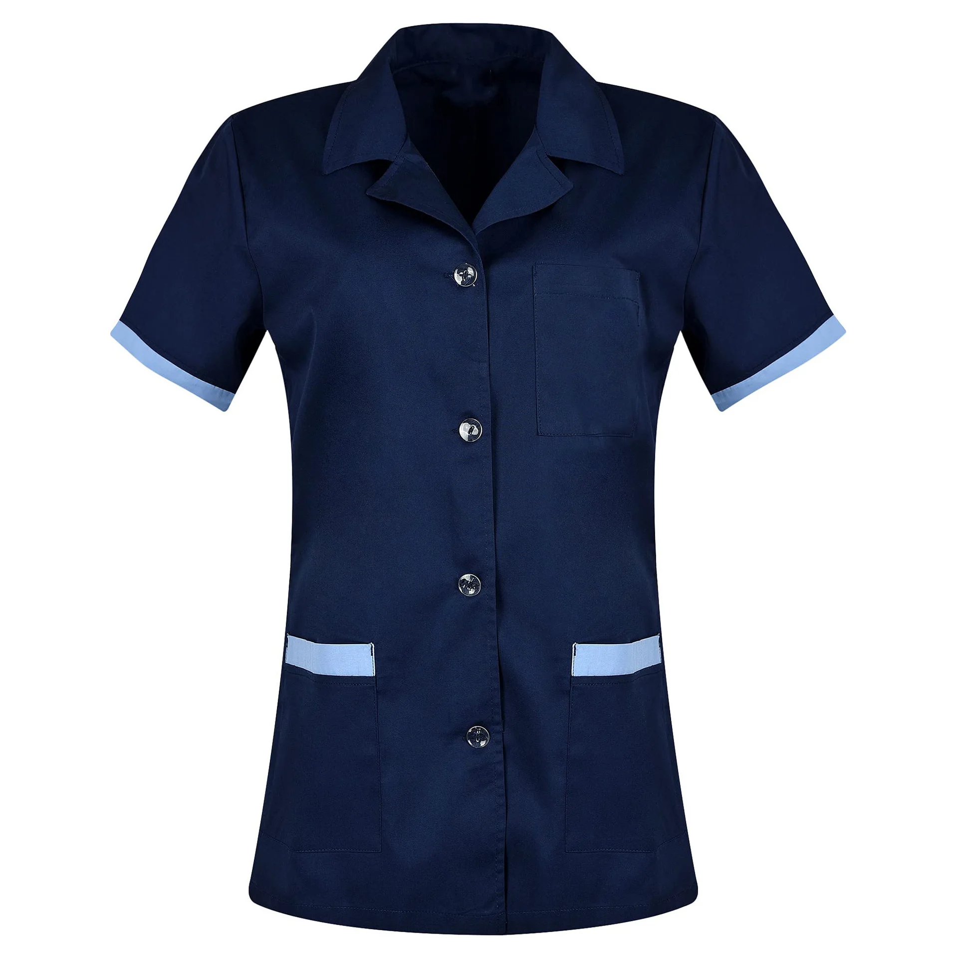OEM v-Neck technician female clinic customized medical scrubs nurse hospital uniform dress