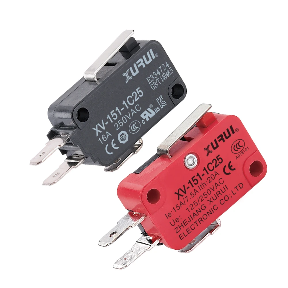 16a 250v t85 5e4 short handle 1NO 1NC micro switch