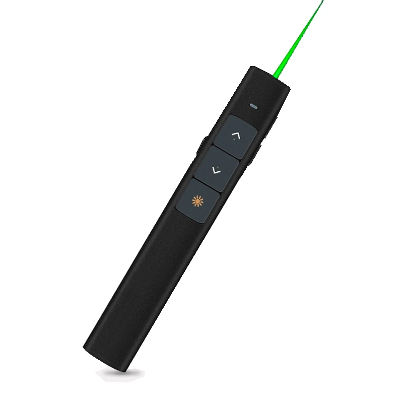 Green Laser Pointer Presenter with Lithium Battery Presentador de PPT Recargable Laser Pointers Pen For Teachers