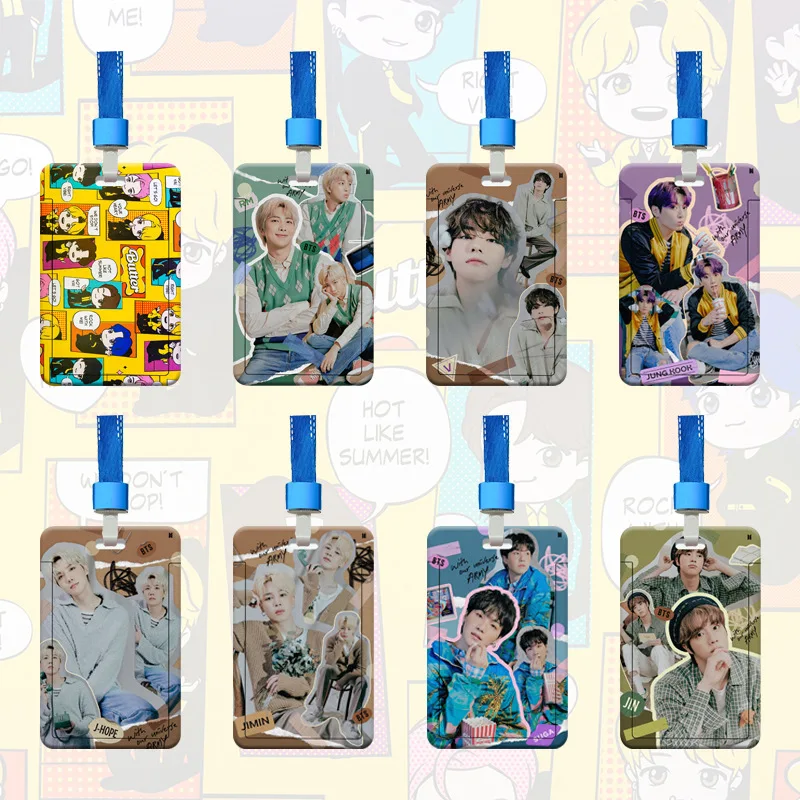 Promotional Gifts 7*11cm K-pop Groups Sublimation Cover Colorful Cute ABS Plastic ID Badge Card Holder