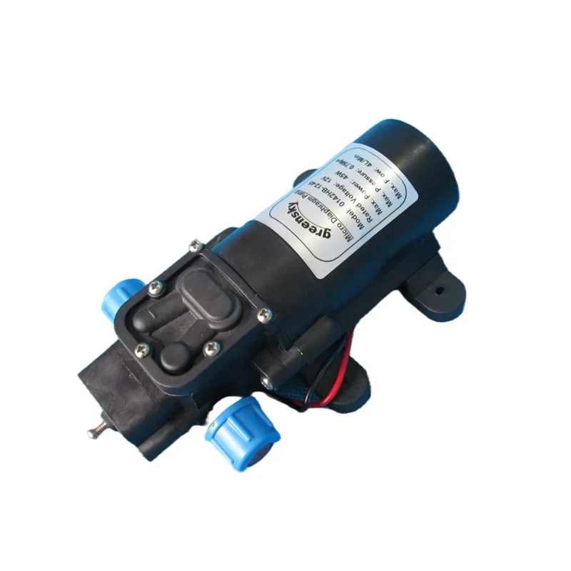 Grimmsky Factory Directly Sale Return Valve Type 4L/Min 12V DC 45W High Pressure Water Pump For Car Wash