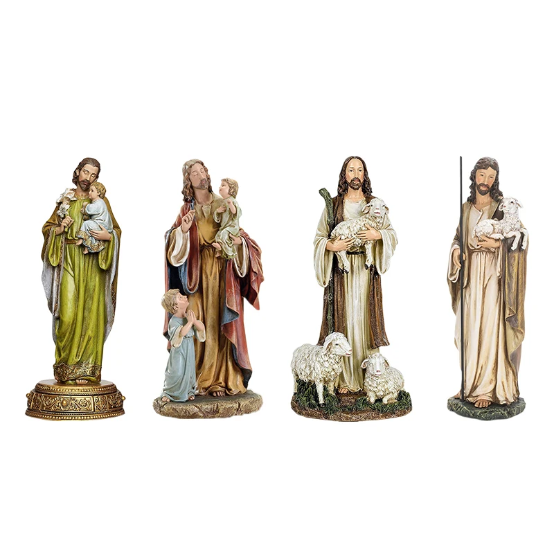 OEM wholesale handmade christian resin craft figures catholic gift, catholic religious items, Jesus figurine statue