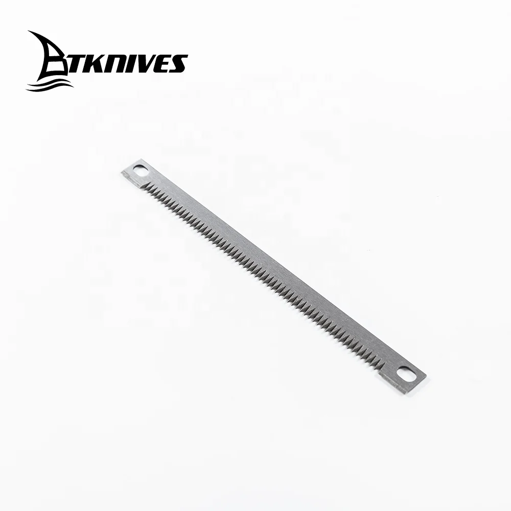 Custom Stable Quality Titanium Coating Serrated Blade for Packing Machine