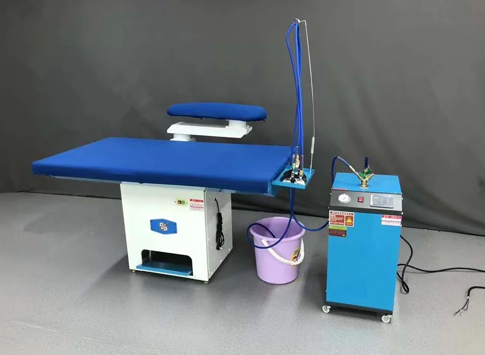 commercial press steam iron for laundry with steam generator