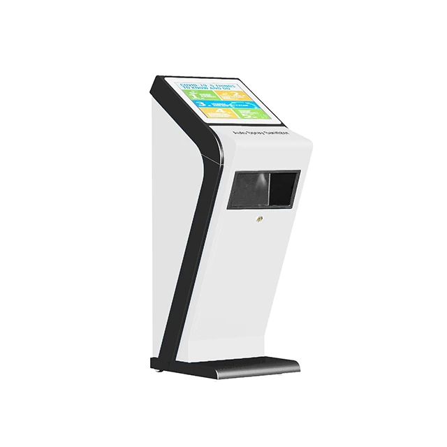 Self ServiceCustomized  Floor Standing Touch Screen Information Printing Kiosk with A4 Printer
