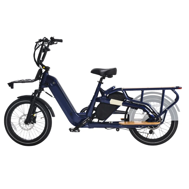 OEM New Arrival OEM customized double battery Cargo E Bike Fat Tire Long Tail Cargo Bike Electric