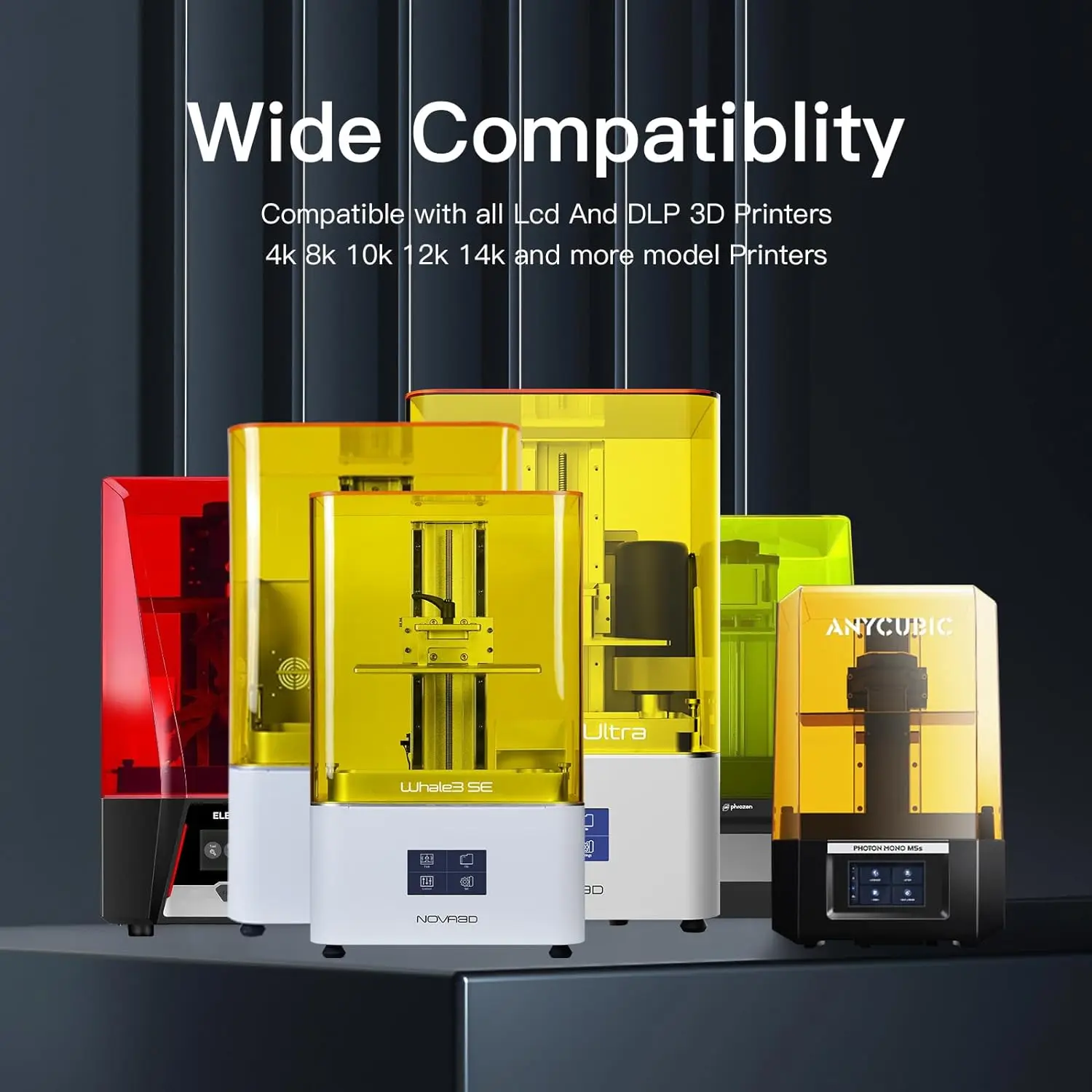NOVA3D 405nm УФ Смола 3D-принтер высокоточный быстросохнущий смола 3d печатная машина для 3D-принтеров наборы