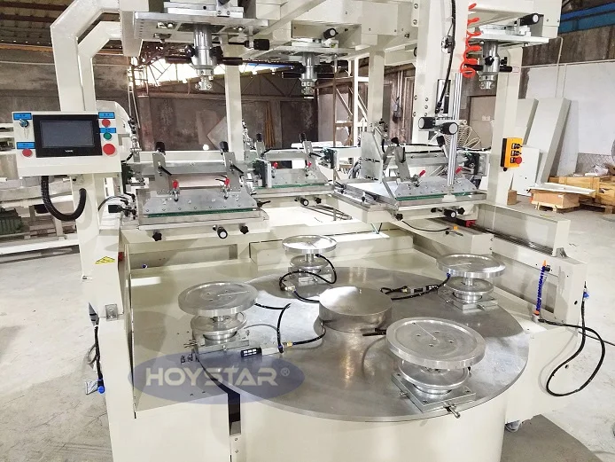 3 Colors Ceramic Plate Pad Printing Machine for bowl
