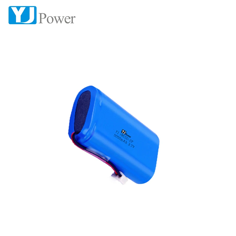 Emergency lighting Battery YJ18650-2P-5000mah Stable performance 3.7V  Li ion Battery Pack