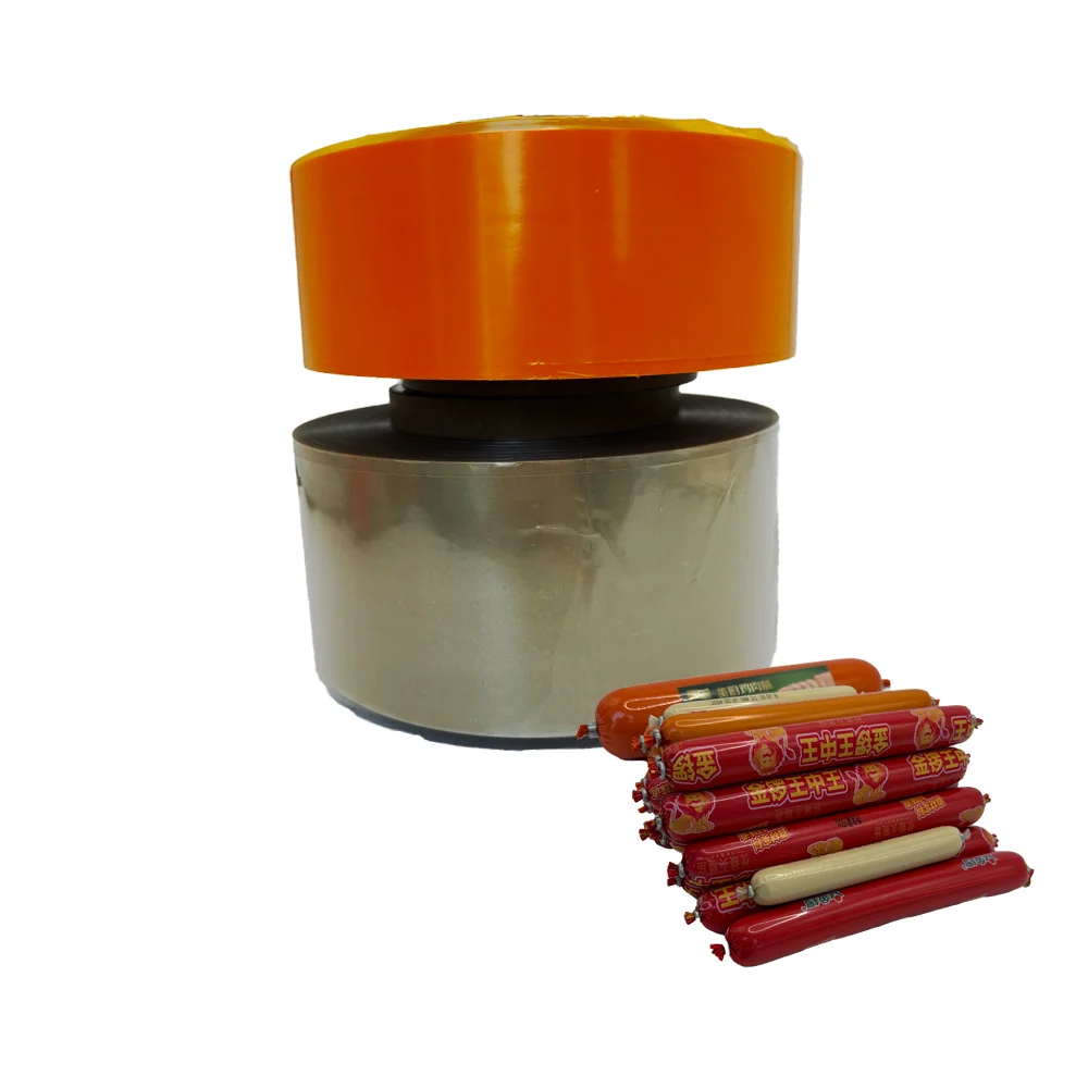 Sausage Casing Food Packing Film High Barrier Wholesale Plastic Nylon Sausage Casing Roll Film Can Printing