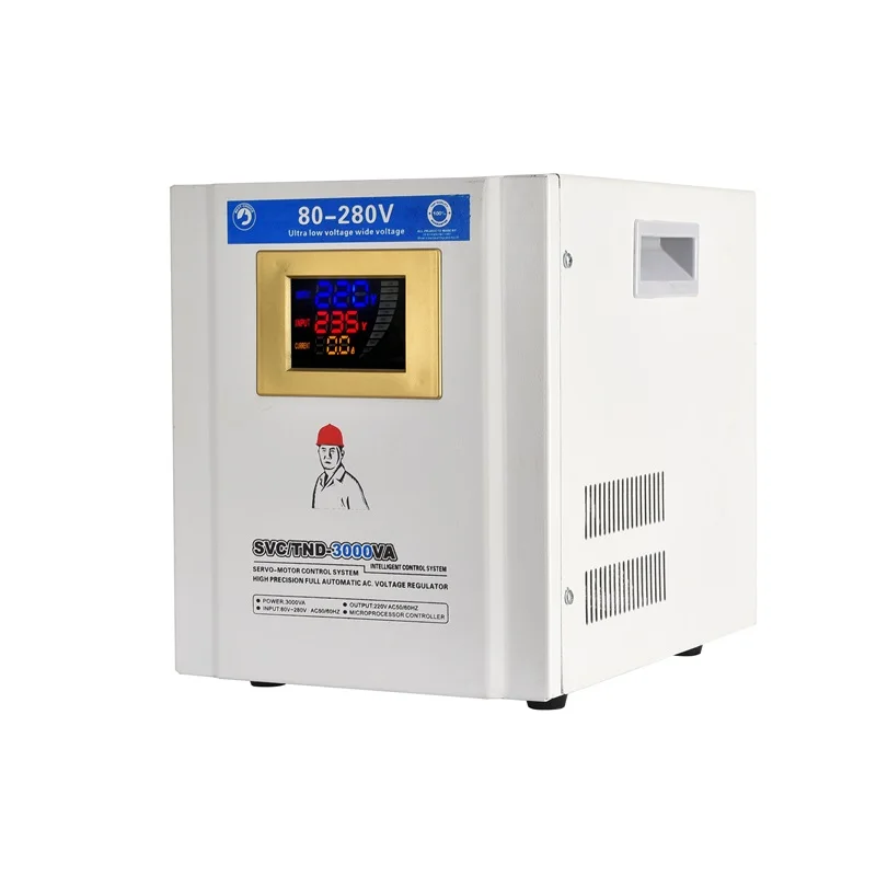 Svc/tnd-3000va 220v Ac Single Phase Household Automatic Type Motor Voltage Stabilizer