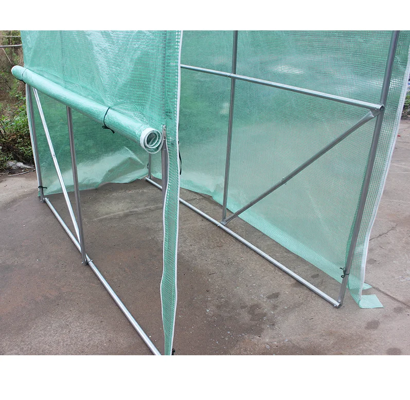 Tunnel greenhouse garden outdoor waterproof walk in greenhouse 2x1x2m tomato