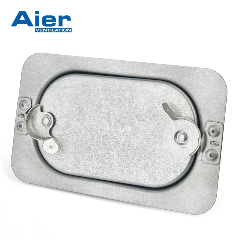 HVAC System Low Leakage PUR rubber gasket Flat Rectangular Duct Access Door