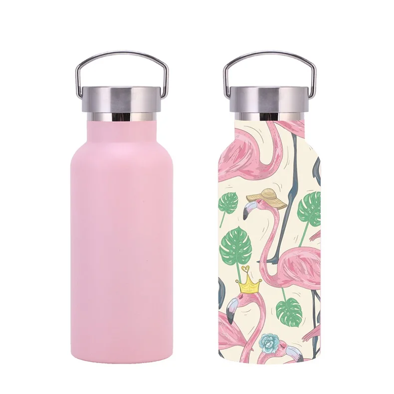 Factory customized Insulated Water Bottles With Straw and Handle Stainless Steel  Vacuum Flask Outdoor  Portable Sports Thermos