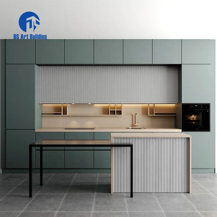 DS Italian furniture Smart kitchen cabinets marble aluminum cupboards islands cabinetry modular home modern designs