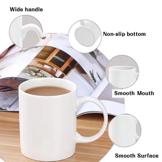 ceramic handbag crab  hamburger mug thé ceramic coffee mug mug ceramic con tapa de bambu sublimation  15 oz11oz tea cup set
