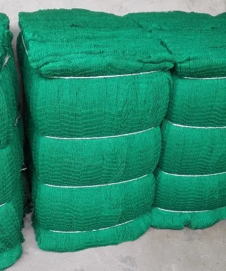 china high quality Machine knitting fishing net knotted braided strong HDPE fish net