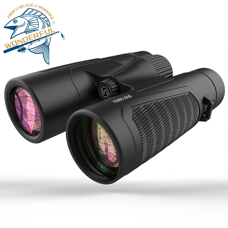 10x42 12x42 Hand Compact Factory Price   Long Range High Definition Binocular Telescope