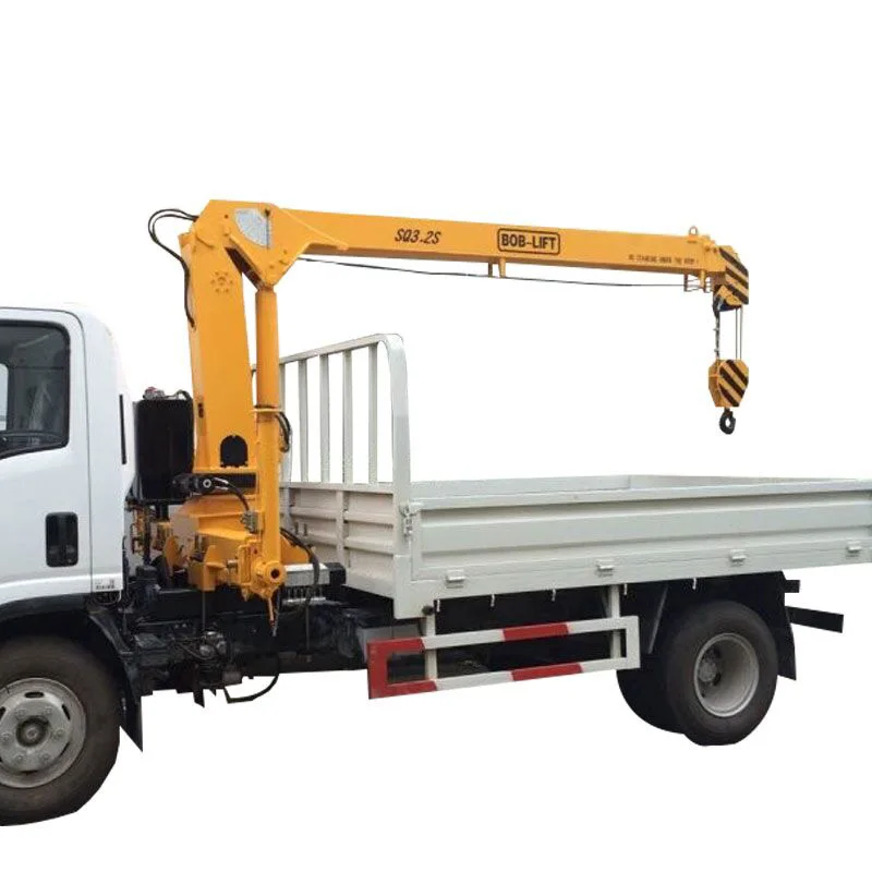 Telescopic Boom Truck Crane with Basket