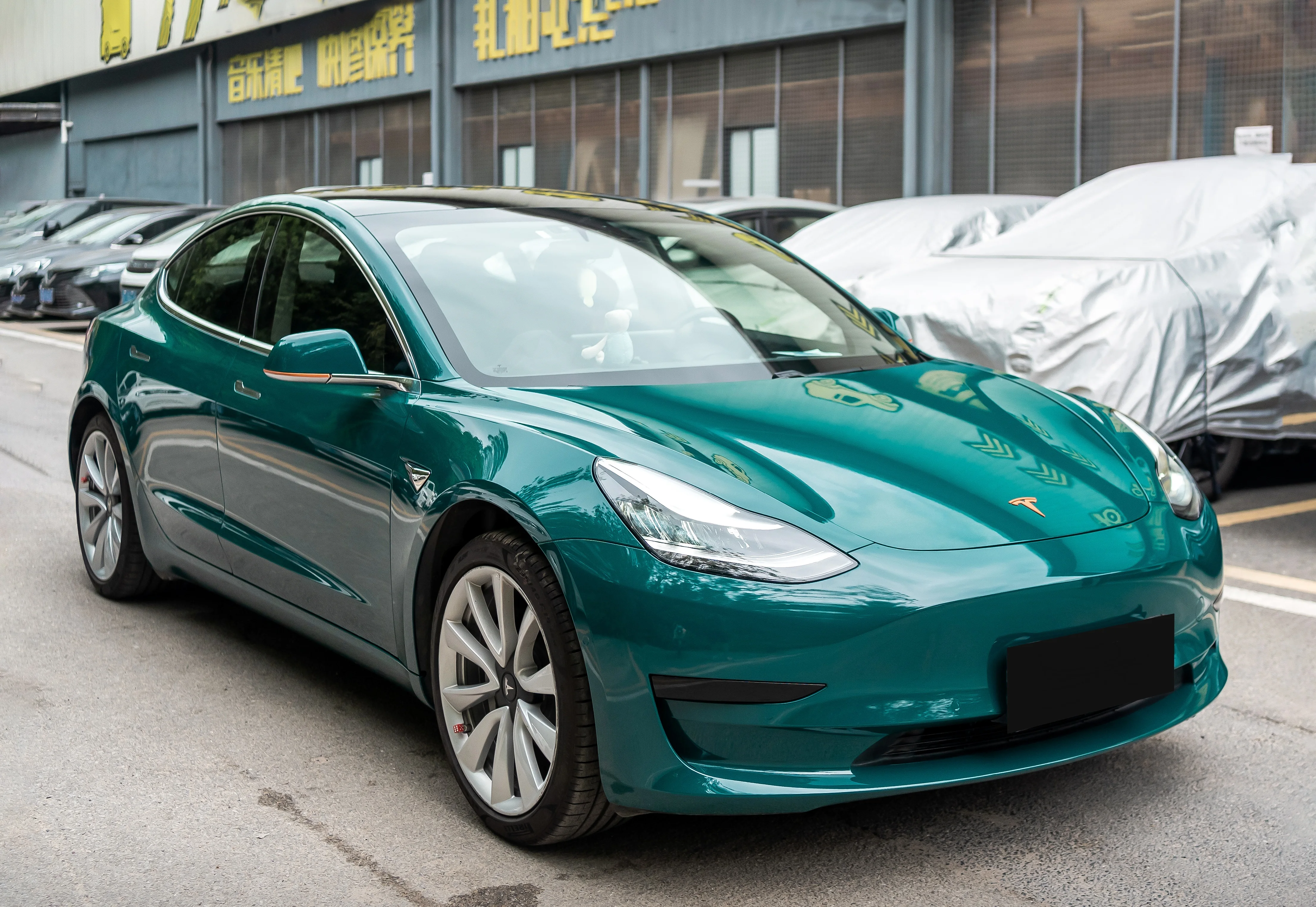 Линейка для домашних животных зеленый ад версия без пузырьков воздуха блеск Хамелеон кузова автомобиля цвет металлик виниловая