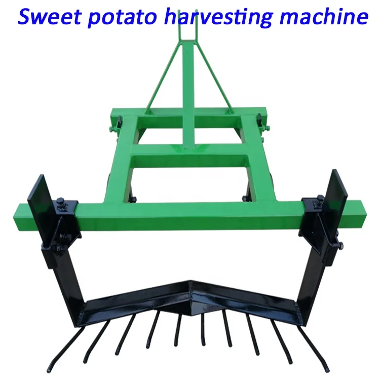 Farm machinery tractor three point hanging sweet potato harvest plow for sale