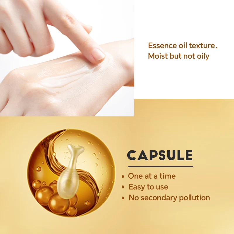 Placenta Capsules Face Serum Resist Early Aging Whitening Essence Hydrating Firming Skin Repair Essence Cosmetics