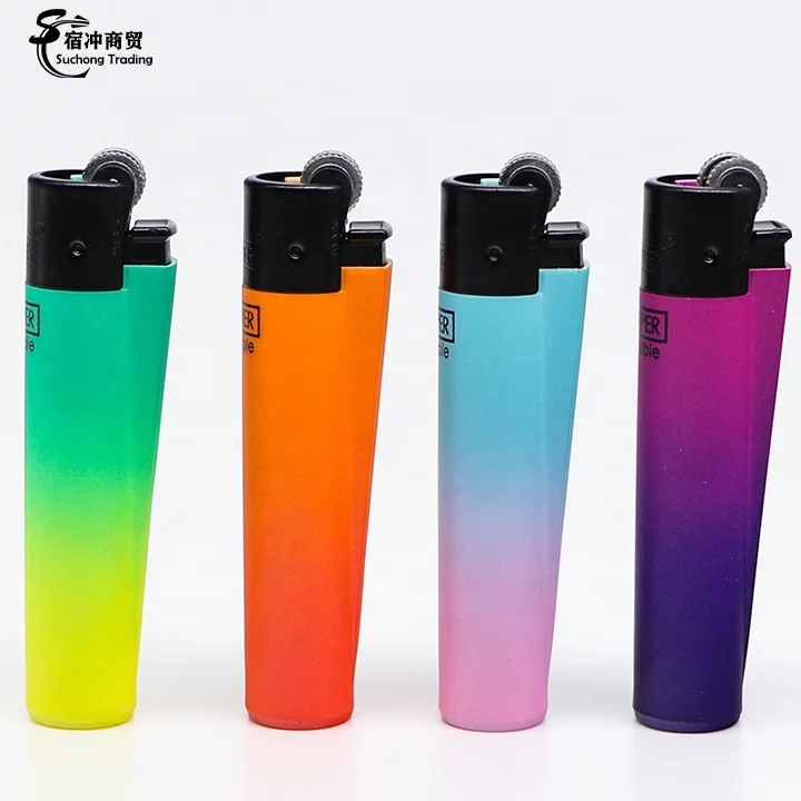 Custom Logo Rechargeable Hookah Rainbow Colorful Cigarette Smoke Gas Lighter