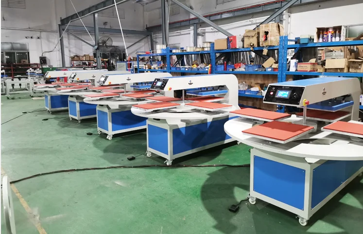 Wholesale factory price 38x38cm 4 table garment carpet sportswear acrylic board thermal printer digital heat press