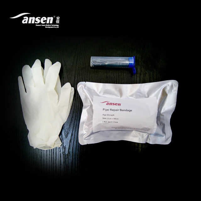 Quick Hardening Fiberglass Wrap Seal Tape Pipe Repair Bandage for Leaking Pipelines in Marine