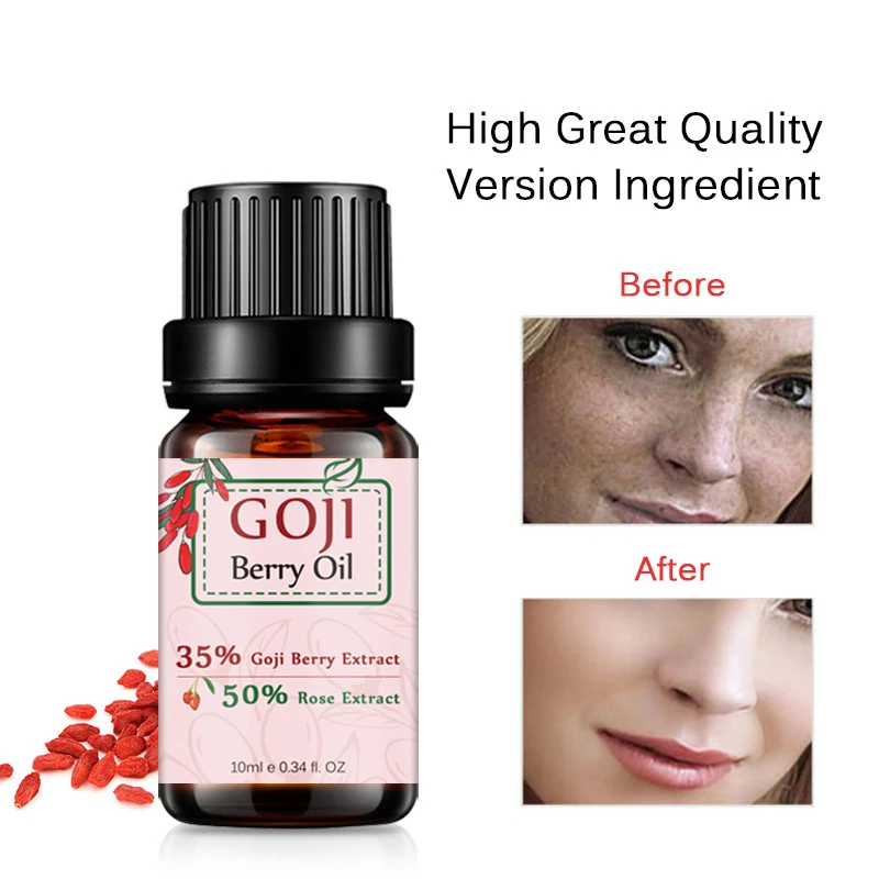 Private Label 100% Pure Natural Organic Anti Aging Rose Goji Berry Seed Massage Skin Care Essential Oil