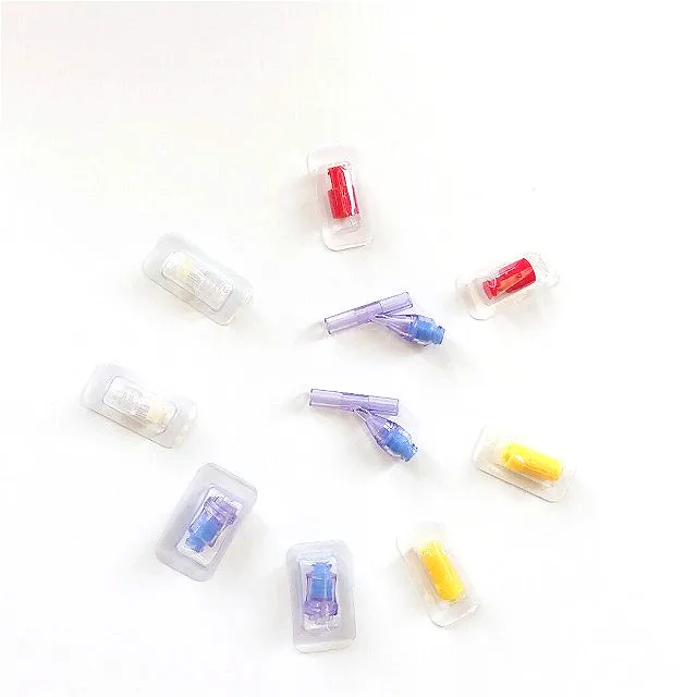 Disposable Medical IV injection port cap catheter cap heparin cap for promotion