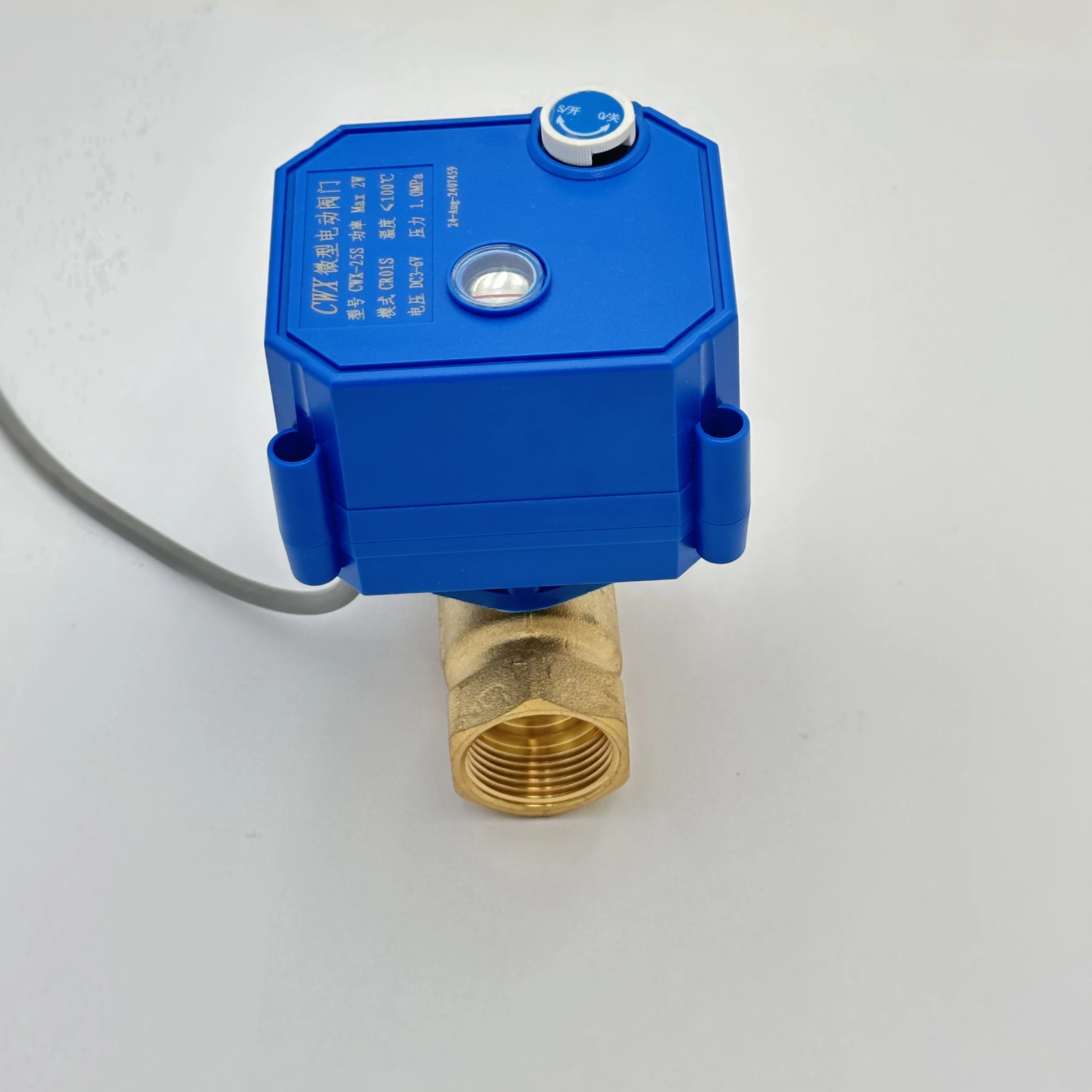 OEM Customizable Brass Electric Actuator Ball Valve Manual and Electric Control Valve 1/2in for Water/Gas/Oil Application DN15