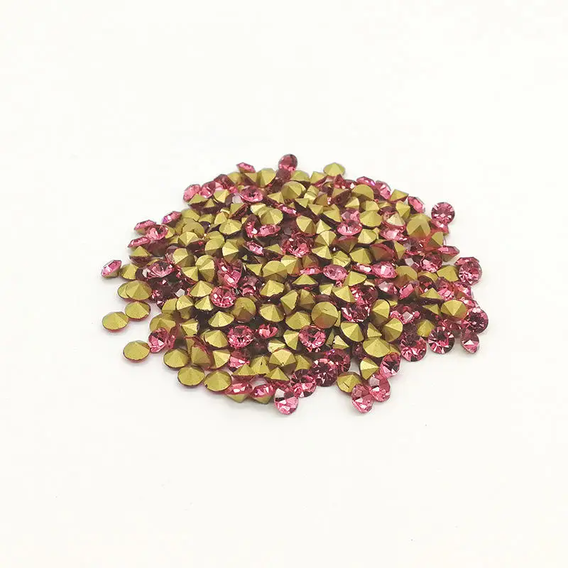 Honor Of Crystal Art Glass Stones Hot Fix Bulk High Quality Rhinestones For Nails