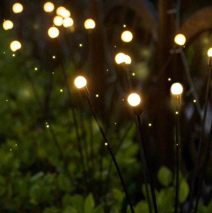 Hot Sale Garden Light  Firefly Solar LED Light, Solar Charging Glowworm LED Light for Garden Park