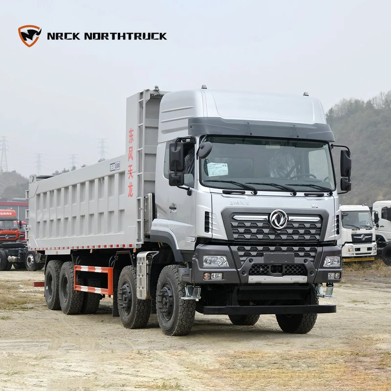 Best selling Dongfeng Commercial Vehicle Tianlong KC Heavy Truck 600 HP 8X4 8.2-meter dump truck (high roof)