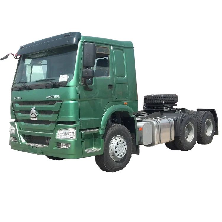 HW19710 Gearbox 420hp 6x4 Used HOWO Tractor Truck For Sale