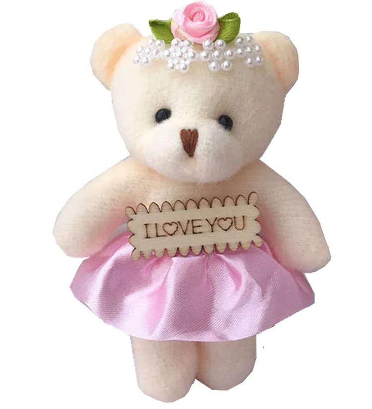 Hot Selling  plush bear for bouquet  flowers
