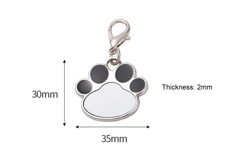 Sublimation Bone Dog Tags With Insert Blanks Aluminum Sheet