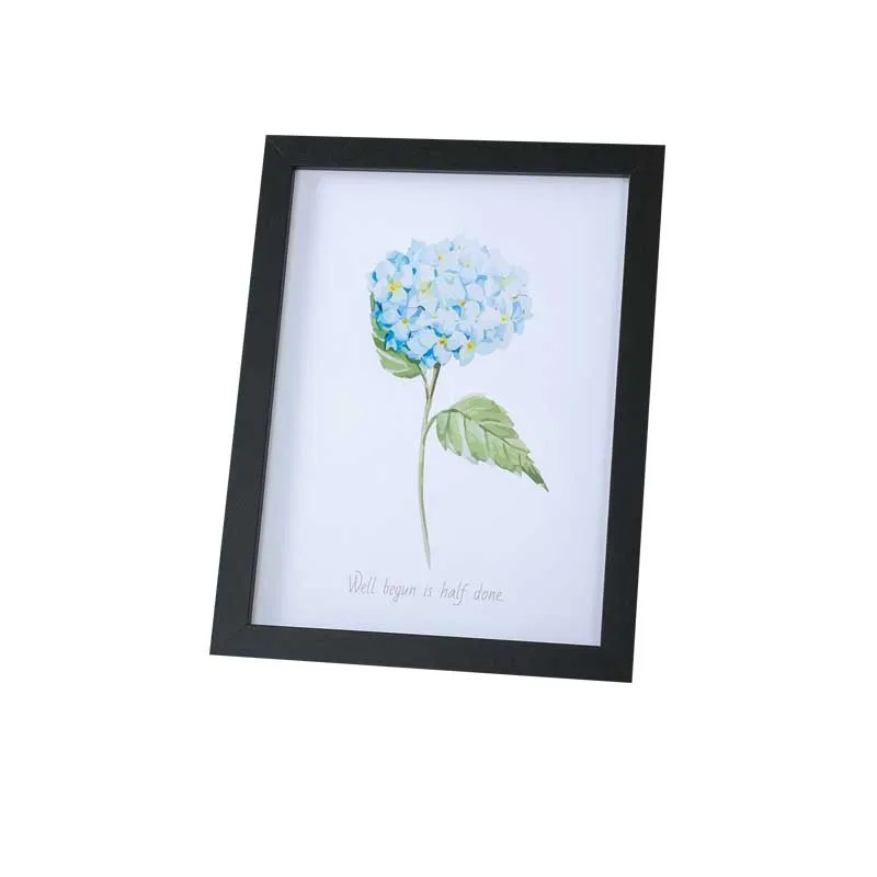 Hannuo Wholesale Home Decoration A4 Photo Frame Picture Framing Machine Hanging Wood Photo Frame