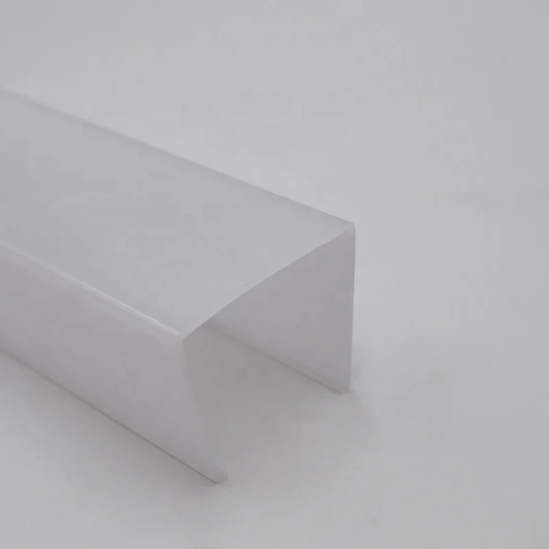 Manufacturer custom LED plastic lampshade PMMA PC cabinet lampshade