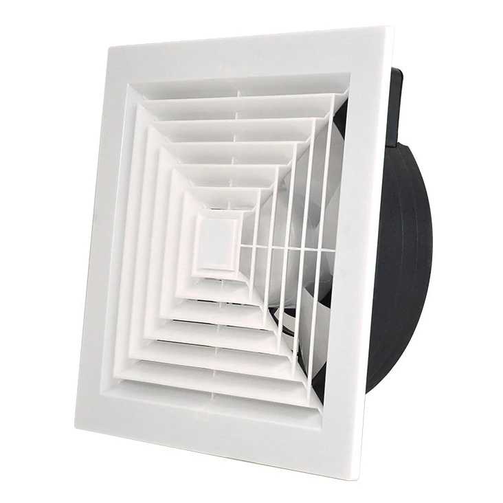 Silent Copper Motor Kitchen Toilet Hotel Ventilation Extractor Fan Plastic Ceiling Mount Bathroom Suction Exhaust Fan For Home