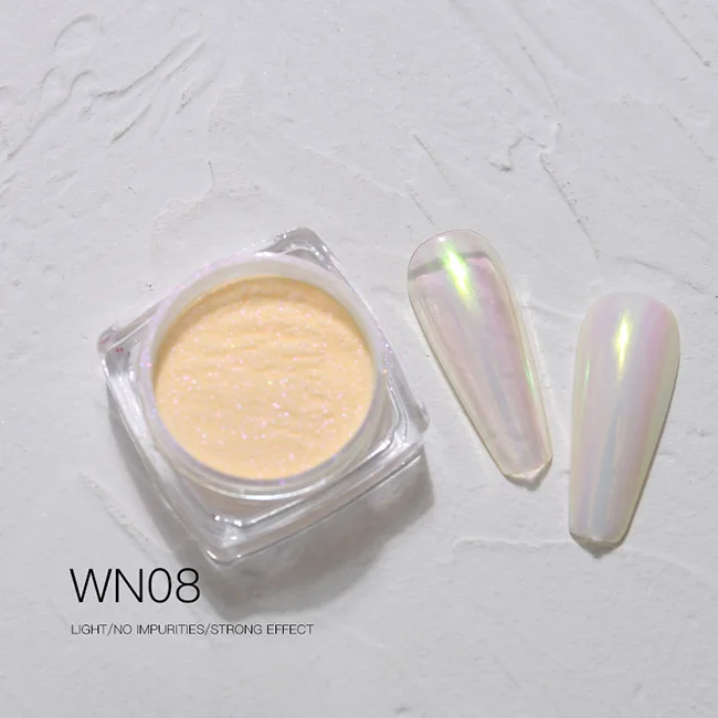 0.3 Gram per Jars Aurora Mermaid Pigment Nail Candy Aurora Powder