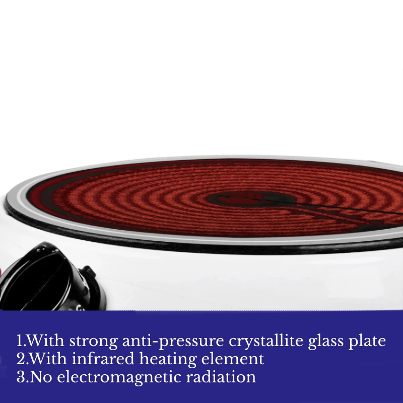 Household Single Burner Glass Hot Plate Electric Ceramic Cooktop Infrared Cooker Ceramic Stove Stove Ceramic Cooker